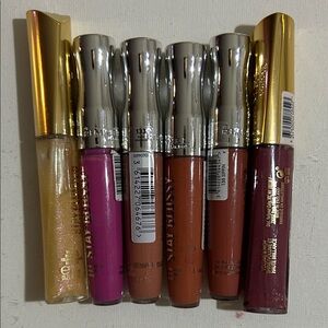 Lip Gloss Set - Gold, Pink, Brown